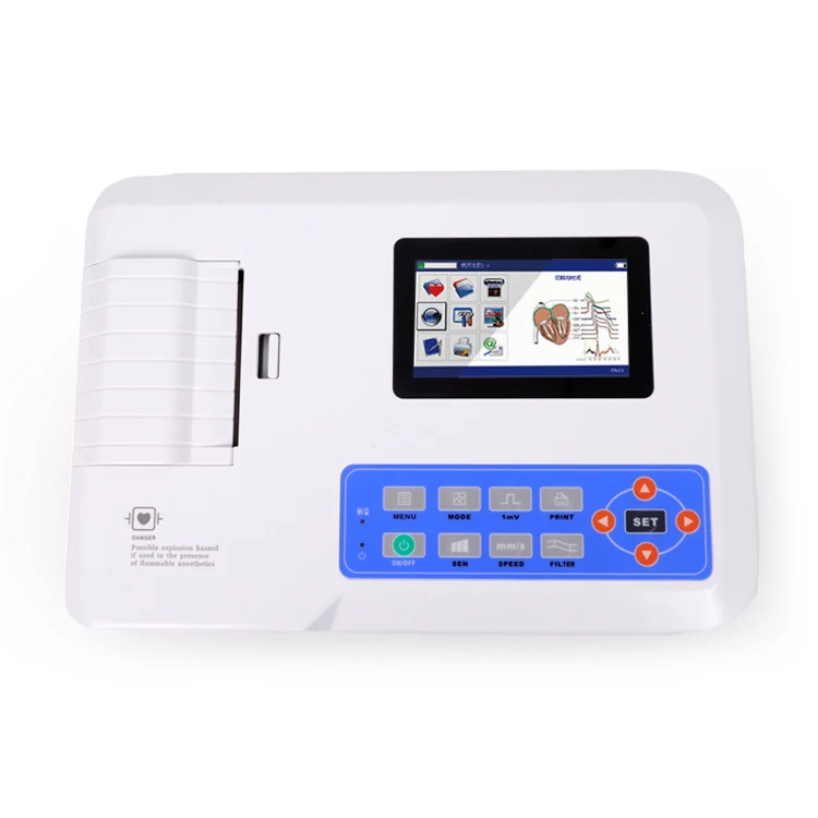 CONTEC Китай цифровой три канала ECG300G 3 канала низкая цена электрокардиограф