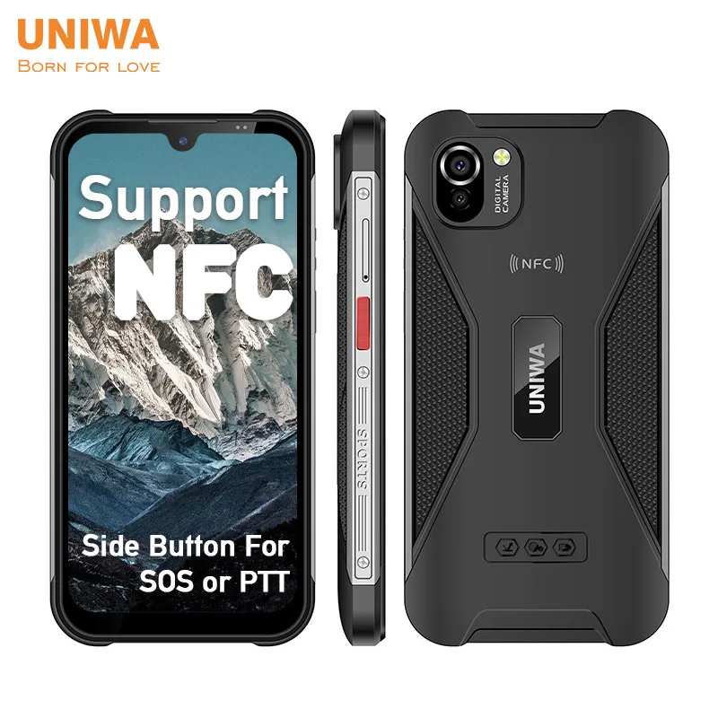 W555 Custom Built-in NFC Global Version OEM Smartphone 5.71 Inch Cheap IPS 4G LTE Unlocked Android Rugged Smart Mobile Phone