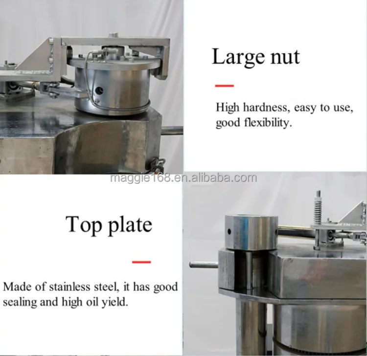 60MPA Shea Nut Palm Kernel Macadamia Almond Soya Bean Ginger Olive Oil Press Presser Cold Extraction Machine