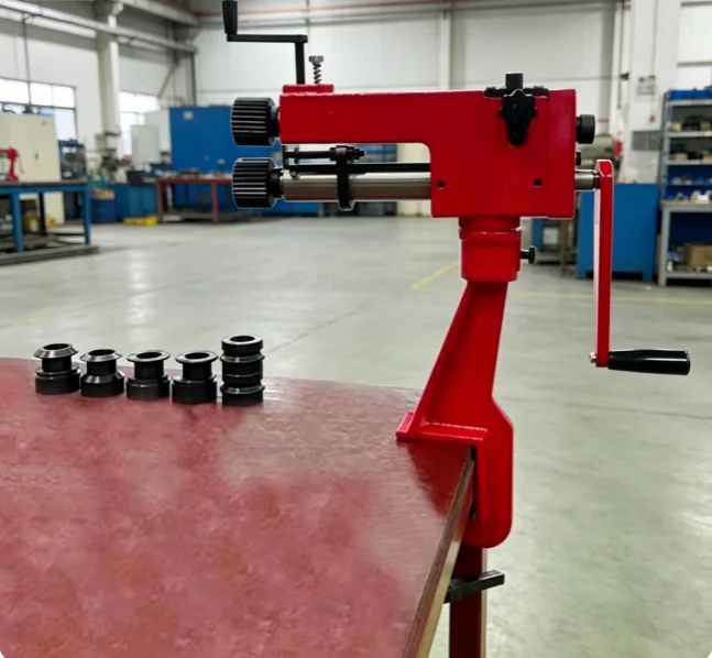 TEBAK Industrial Ball Screw RM08 Small Wire Threading Equipment Hand-Operated Metal Rotating Machine