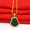 Collana Buddha verde scuro