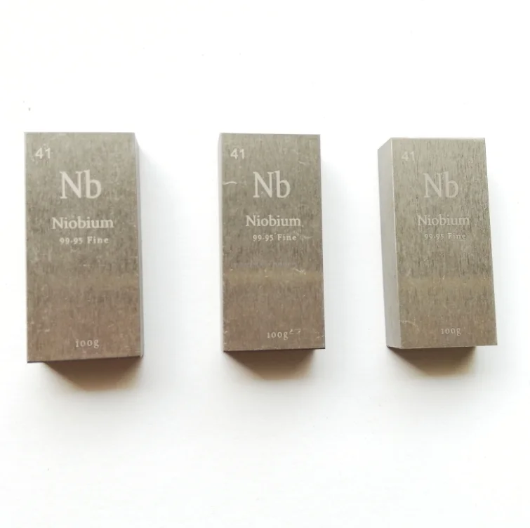 Customized Niobium High Purity 20mm 25.4mm 38.1mm Niobium Cube For Sale