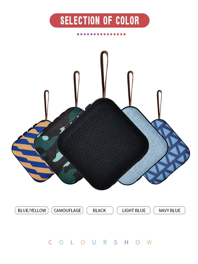 
T5 беспроводной Bluetooth мини-динамик стерео портативные колонки сабвуфер Bluetooth 4,2 с SD FM открытый колонки громкоговоритель 