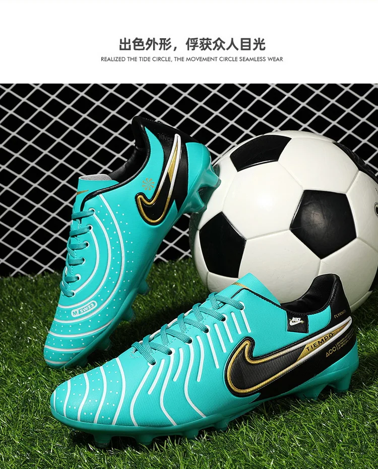 Stock Shopping Cheap Football Boots Most Popular Design Breathable Non