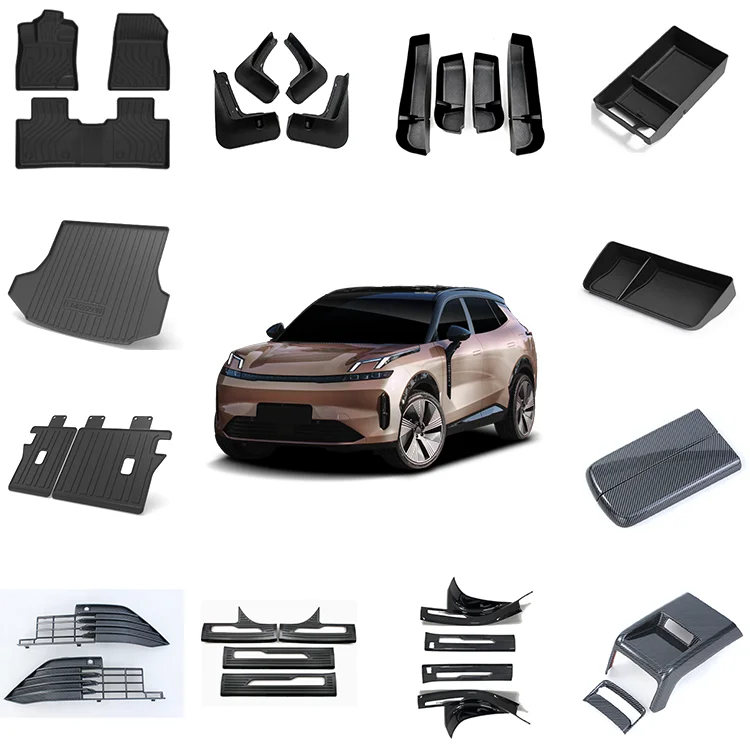Maremlyn Ev Car Accessories for Lynk & Co 08 Car Mat Engine Plate Door Sill Guard Mudguard Trunk Cover Protection Spare