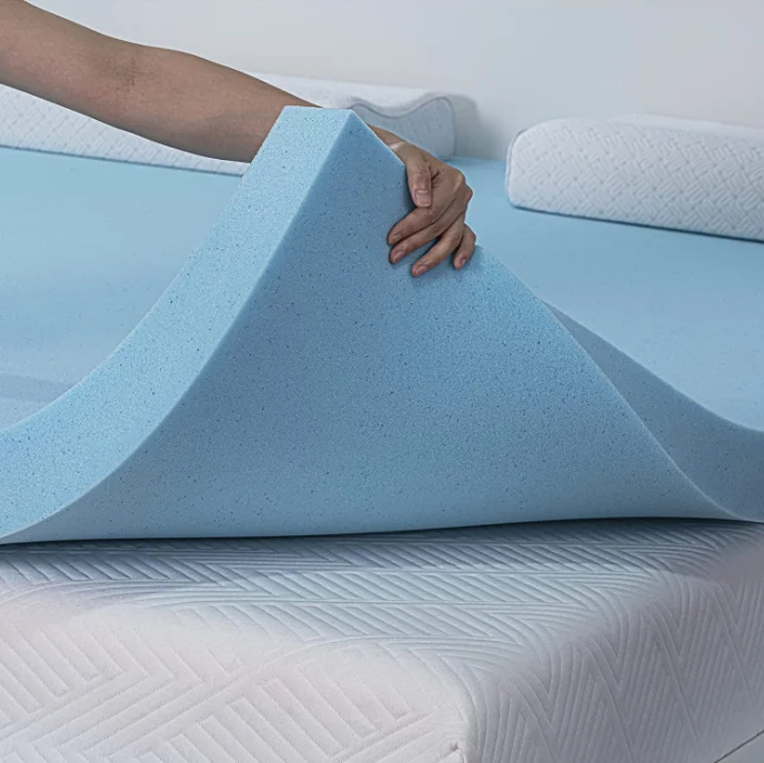 High Quality 2 Inch Memory Foam Mattress Topper,Home-Use Bed Memory Foam Topper,Gel Infused Queen Mattress Topper