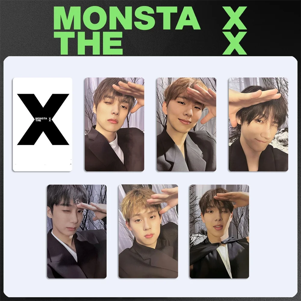 K-POP・アジア MONSTAX MINHYUK NFL SELFIE PHOTOCARD SET 6Pcs/Set Kpop MONSTA X the X New Album Selfie LOMO Card Shownu