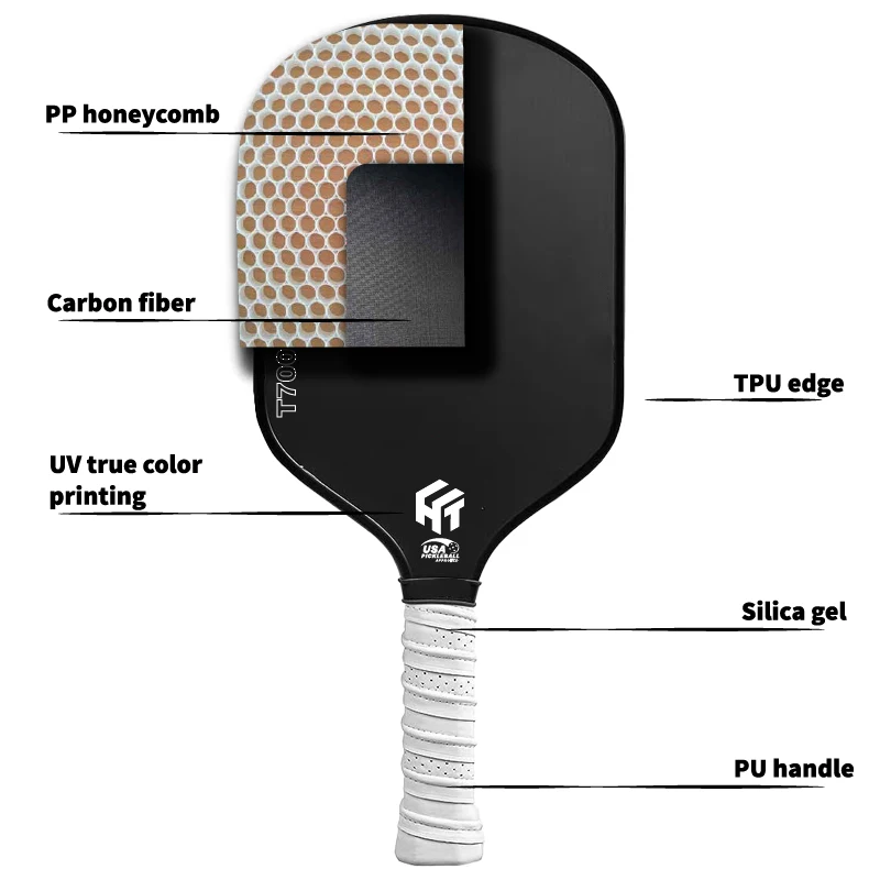 Pickleball Paddle T300/t700/toray Carbon Fiber Pickleball Paddle And ...