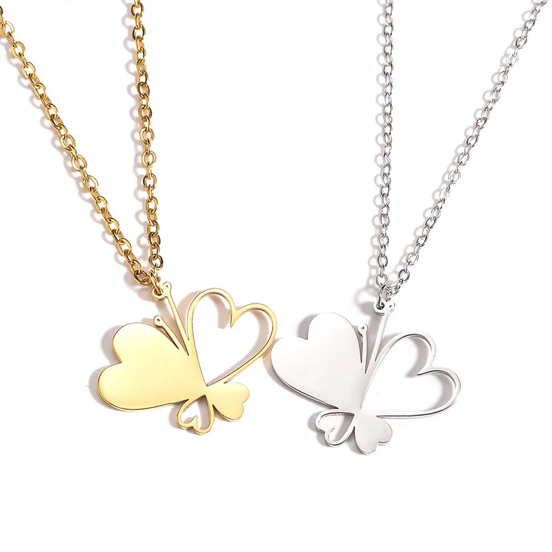 Personalized Name Butterfly Necklace