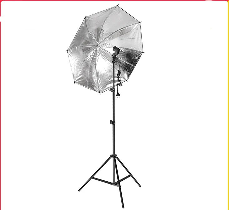 
Производитель для профессиональной фотосъемки 43 дюймов черный и серебряный Отражатель Зонтик для фото и видео съемки студийная вспышка 