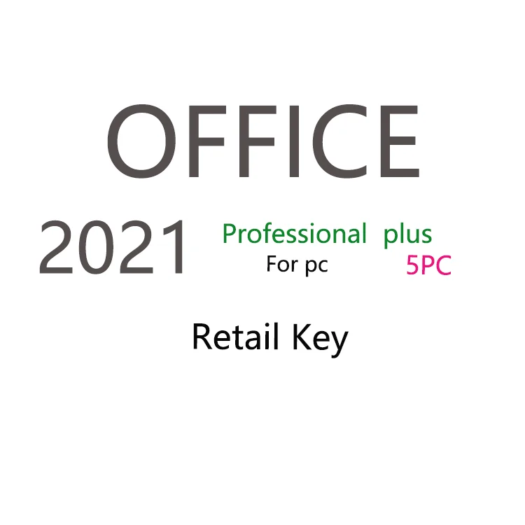 Office 2021 Pro Plus Key 5pc 100 Online Activation Office Professional