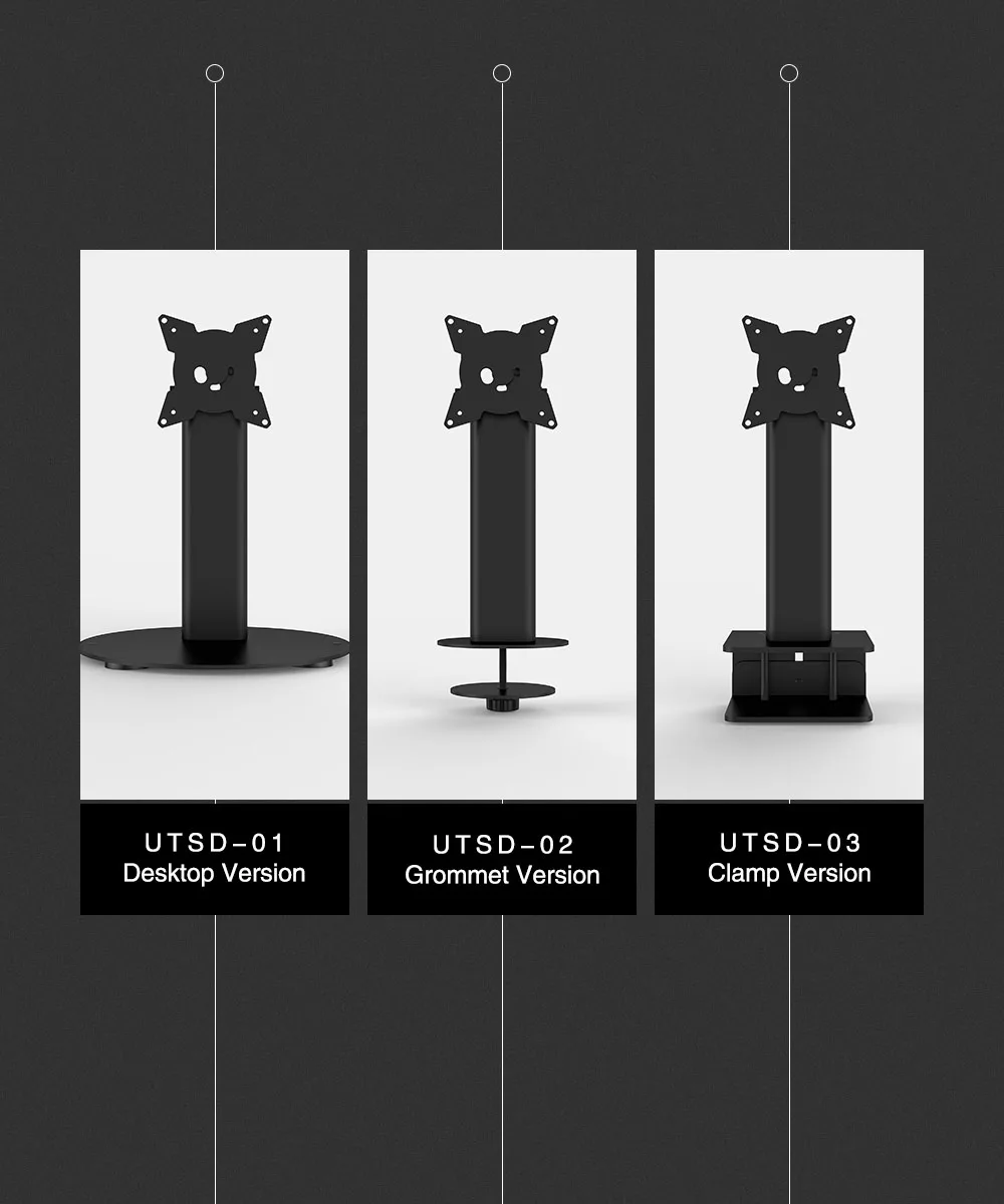 Universal Clamp Anti-theft Tablet Stand Desk Tablet Holder Bracket for  7\