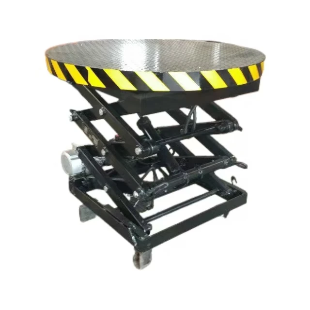 Fully Customized Fixed Tape Rational Scaffolding Scissor Hydraulic Stage Lift Concert Stage Rotating Table Lift