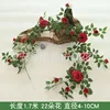A red Diana vine made of wire