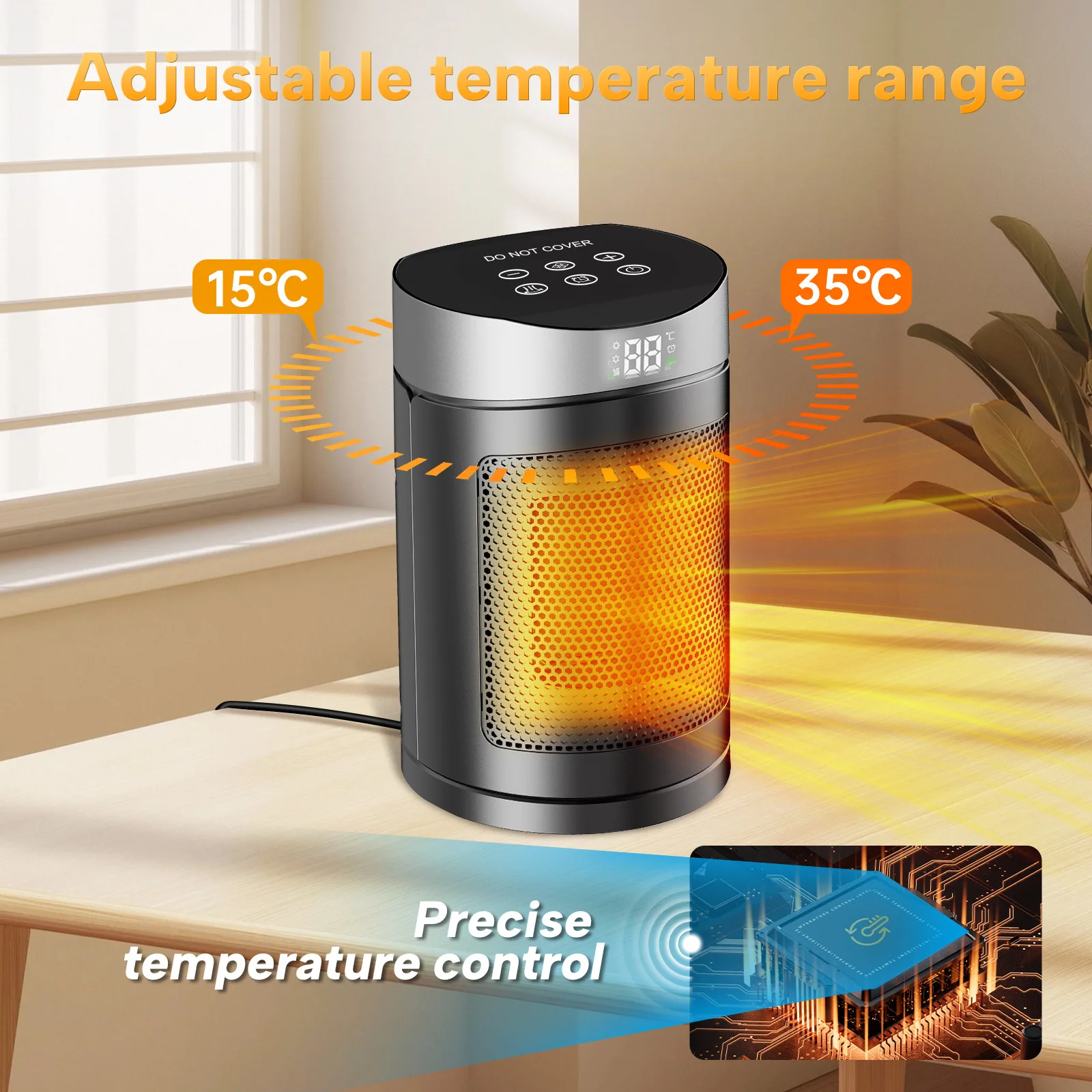 Electric Heater, Portable, PTC - detail 6