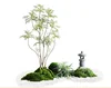 Set di piante verdi da 1,9 metri
