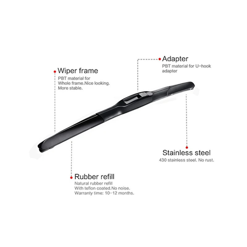 Hot Sale Windshield Car Wiper Blade 12 28 Inch Windscreen Wiper For Universal Wiper Blade Buy