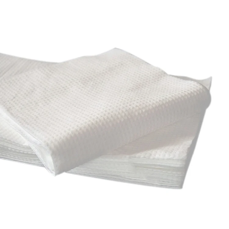 50pcs/ pack customised high quality biodegradable non-woven disposable hair towels for beauty salon use