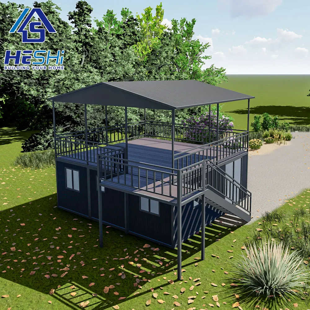 Waterproof Prefabricated 20Ft 40Ft Expandable Container House 2 3 4 ...