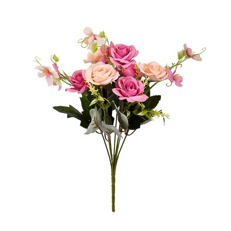 Colorful Silk Large Artificial Flower Heads Wholesale Artificial Flower