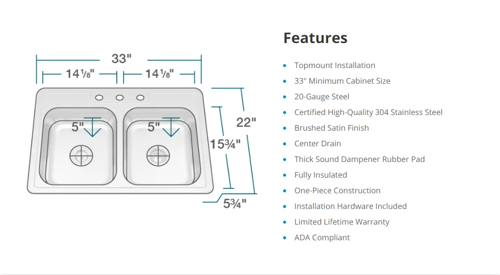 Heißer Verkauf Ada Konform Unter Mount Küche Waschbecken In 2021 Oem