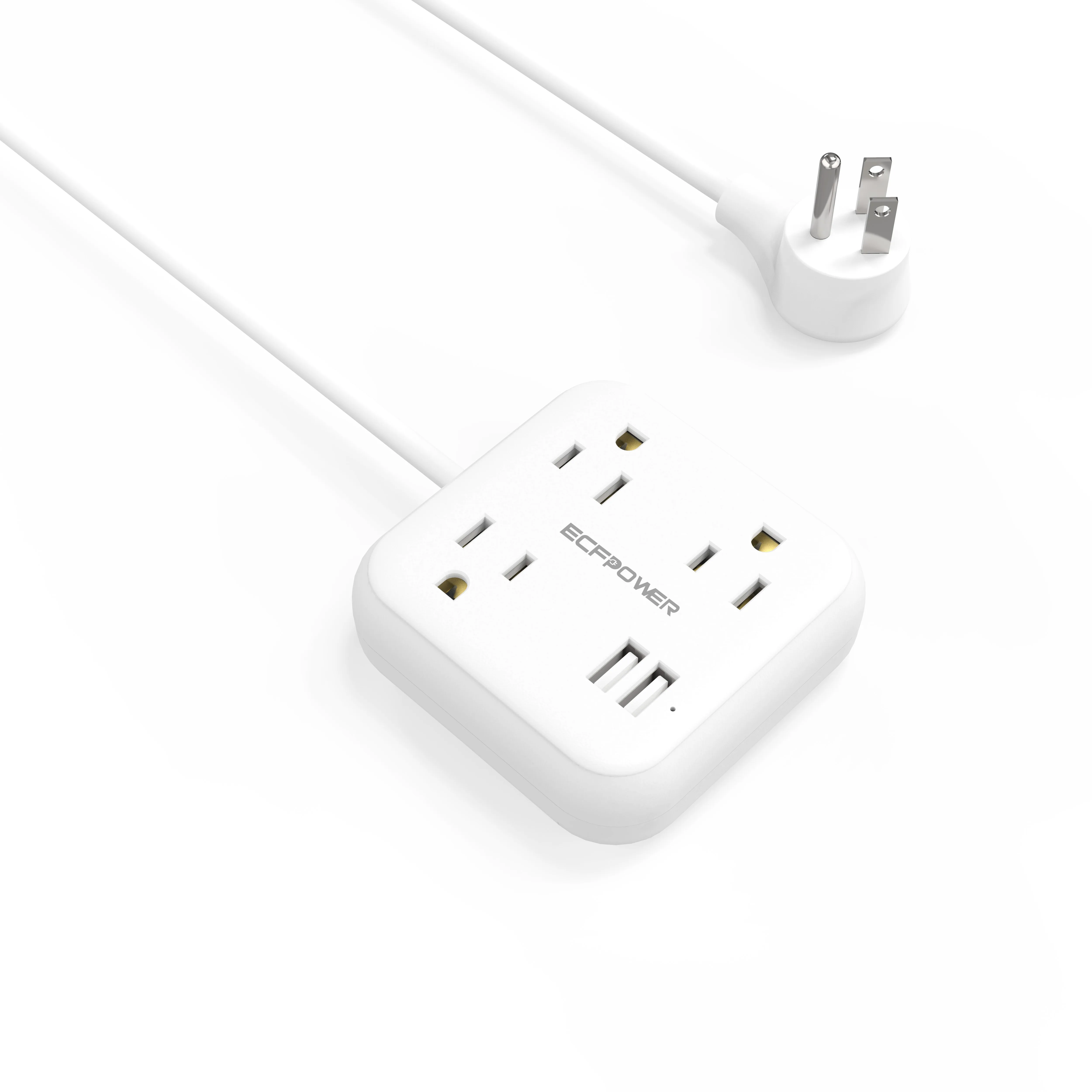 Сетевой фильтр с 2usb-портами 1Type-C pd18w 3 розетки портативный сетевой usb-портом для рабочего