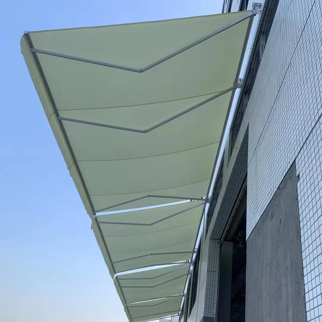 Горячая распродажа черный металлический каркас из алюминиевого сплава настенный солнцезащитный козырек водонепроницаемый Выдвижной наружный тент ручной для патио балкона