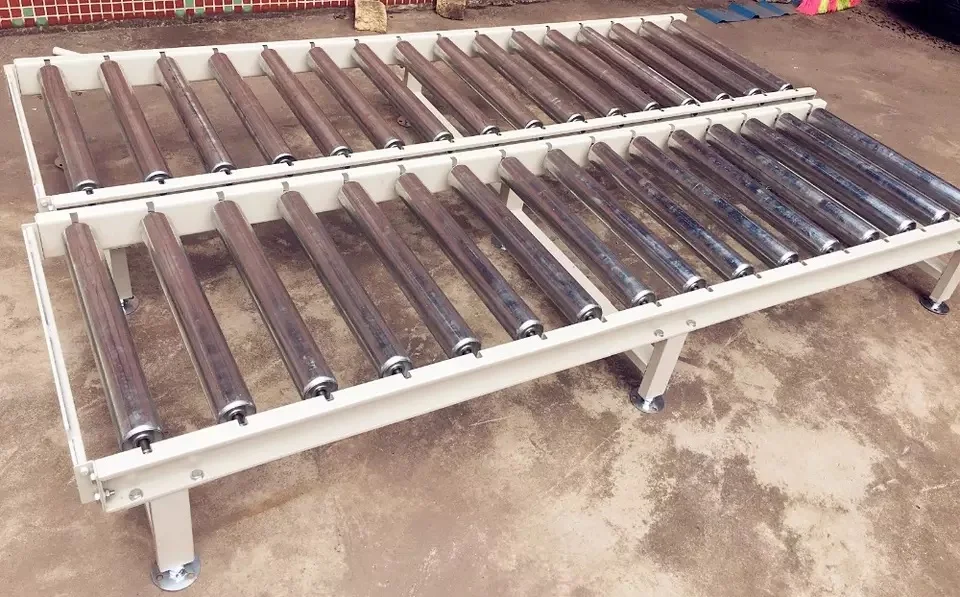 Hongrui Factory Custom Production Line Non Power Pallet Roller Conveyor