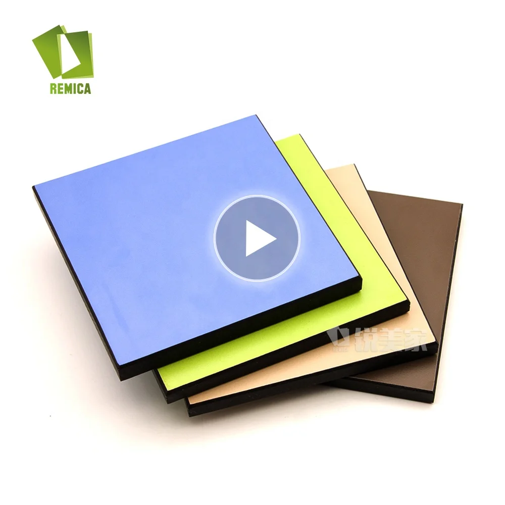 Remica HPL Factory Solid Color Compact Laminate Wall Cladding Toilet Partition