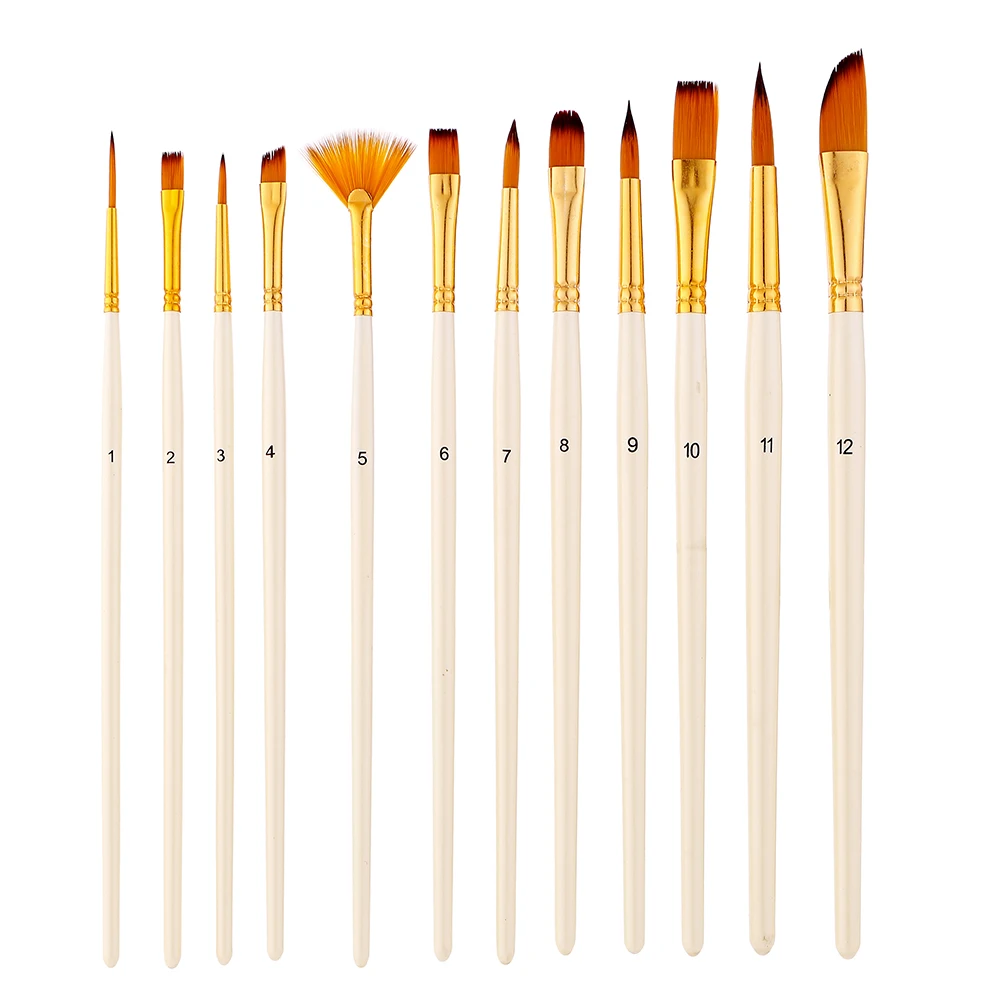Oil Painting 12 Size Art Brushes for sale