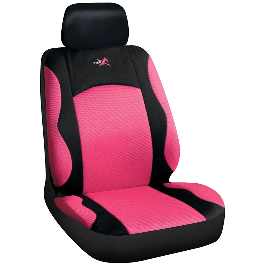 Pink Marble Pattern Print Universal Fit Car Seat Cover main image 0
