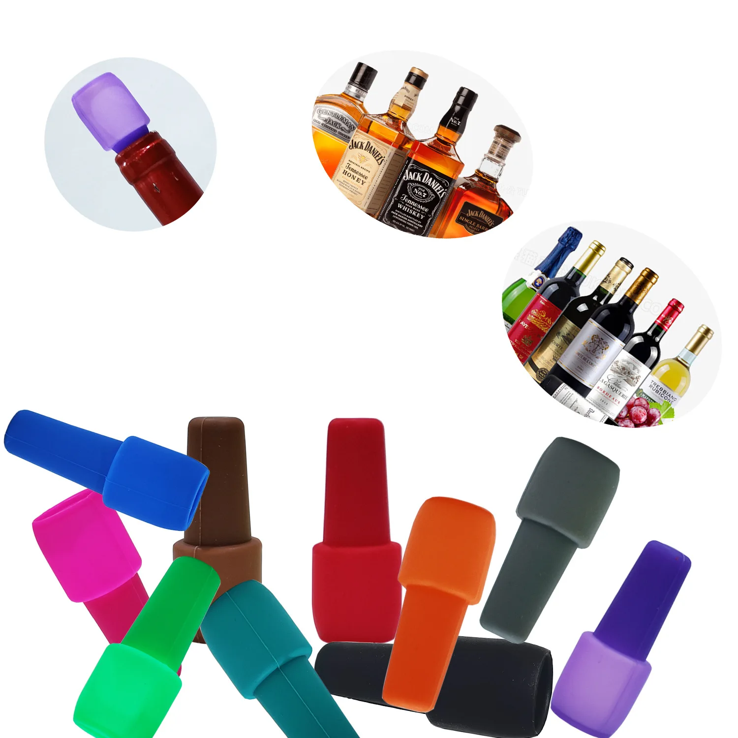 Reusable Sparkling Wine Bottle Stopper Double Sealed Wine Sealer ...