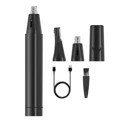 Электрический триммер для волос в носу, бритва для мужчин и женщин, триммер для ушей, шеи и бровей, Бритва для мужчин, бритва для чистки, набор для удаления