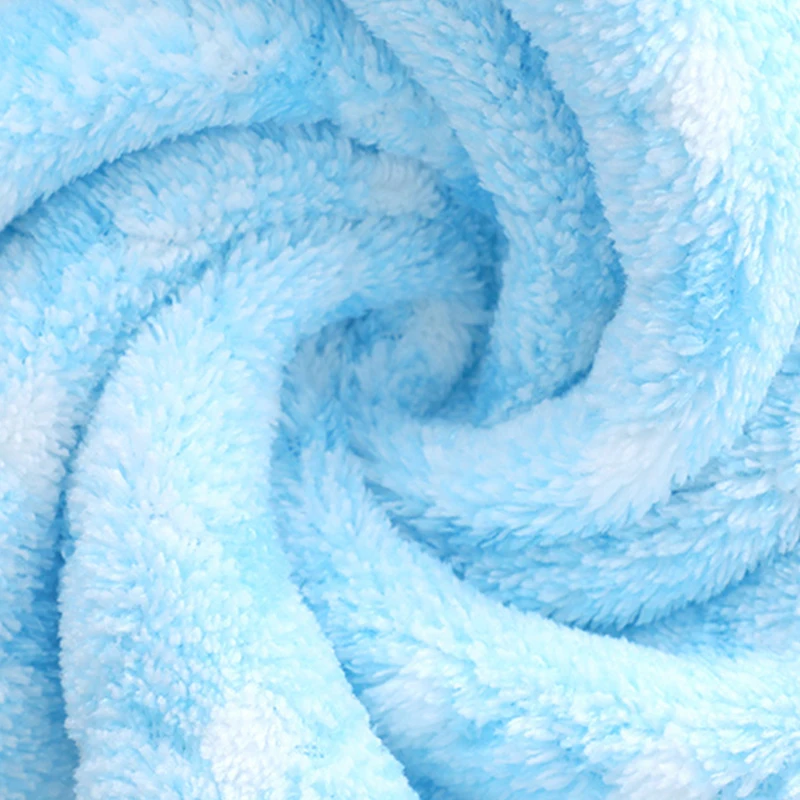 Полотенце на заказ, впитывающее, не пушистое, коралловый бархат, бытовое Большое банное полотенце, банное полотенце для мытья волос, синее