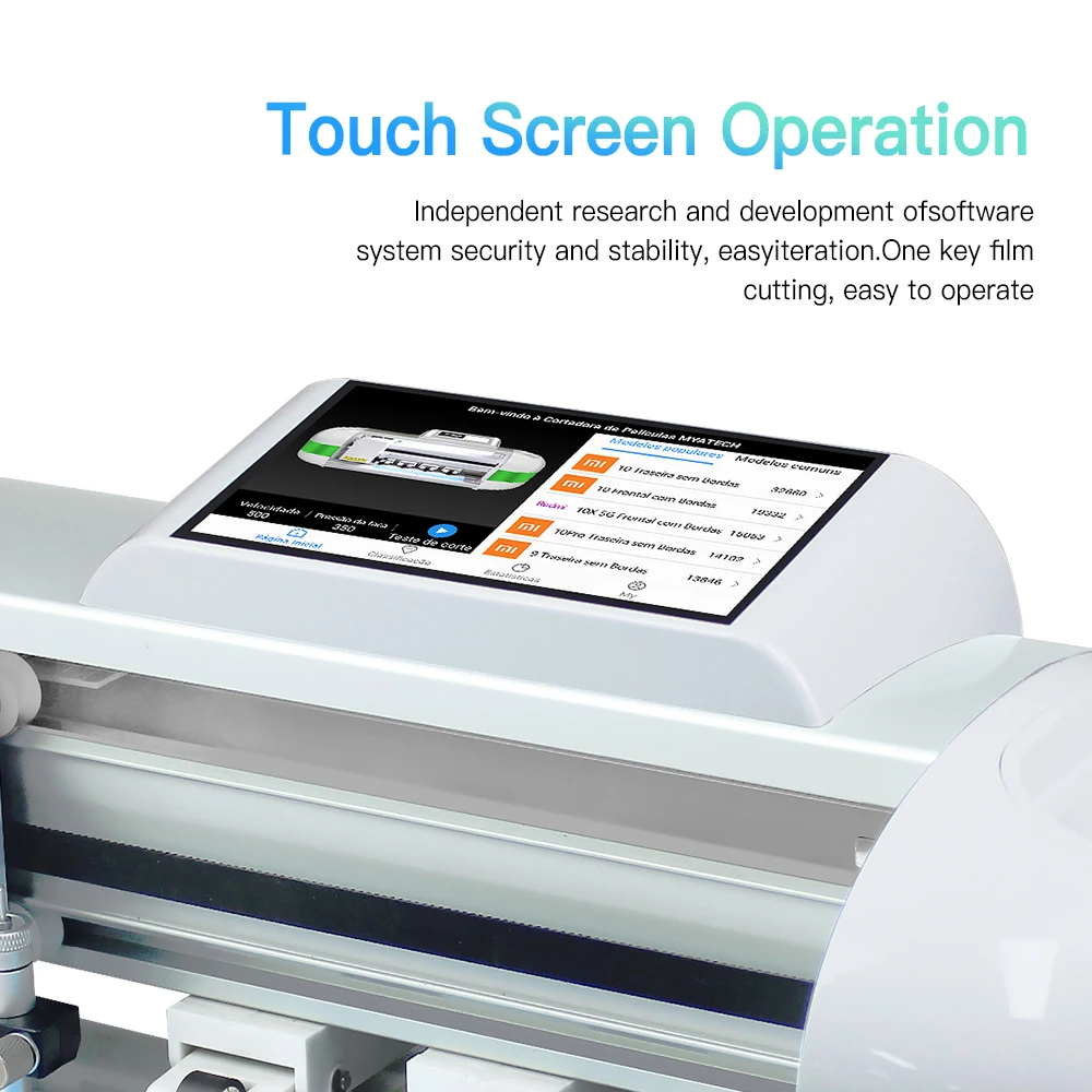 モデル 自動スクリーンプロテクターフィルム切断機携帯電話時計フロントガラスバックカバースクリーン保護フィルムカッター Buy Screen