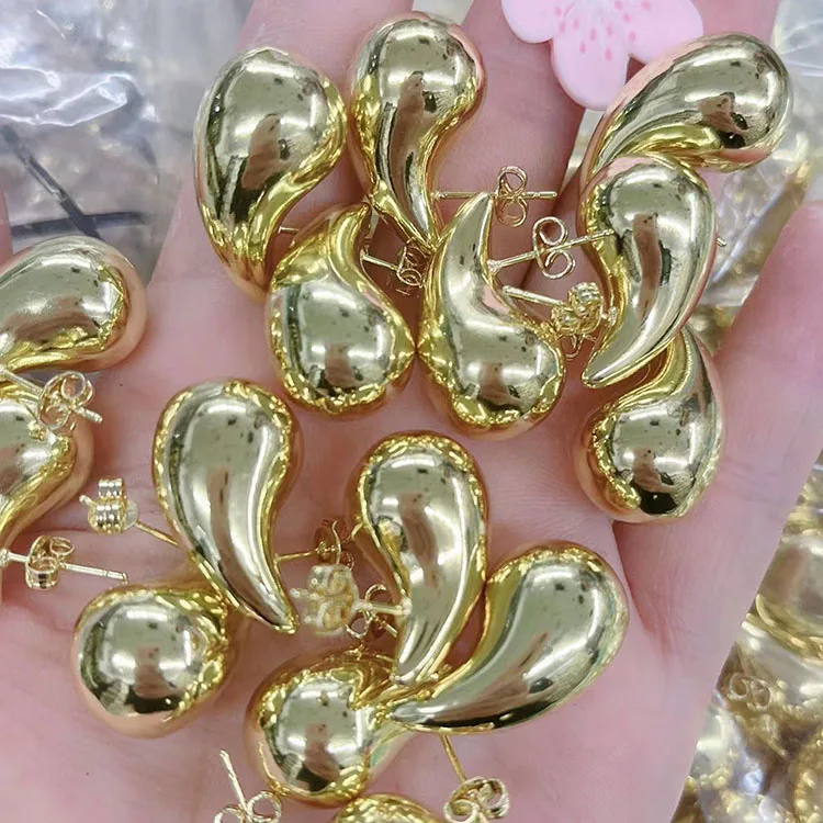 XUPING Orecchini Di Cristallo Per Donne Orecchini Scintillanti In Argento Cerchi Appesi Strass Gioielli Ipoallergenici (Blu Scuro