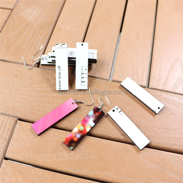 High Glossy White Sublimation MDF Double Sided Rectangular