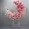 Support de roue universel à motif floral petite lune rose