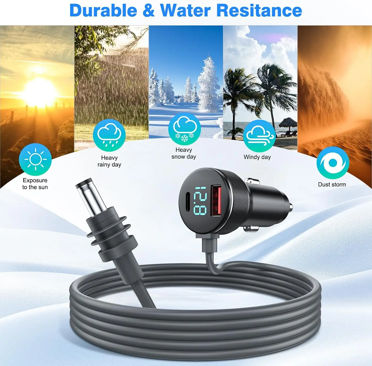 Starlink Mini Cable 12V Power Cable 3M/10FT, Starlink Mini Accessories - View #8