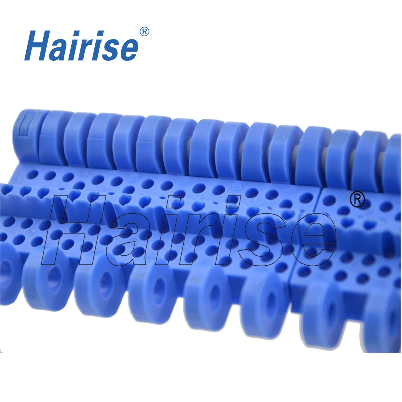 New Design Customized Belt Conveyor with PP POM Material Har800 Series Perforated Flat Top Modular Belt in Good Quality