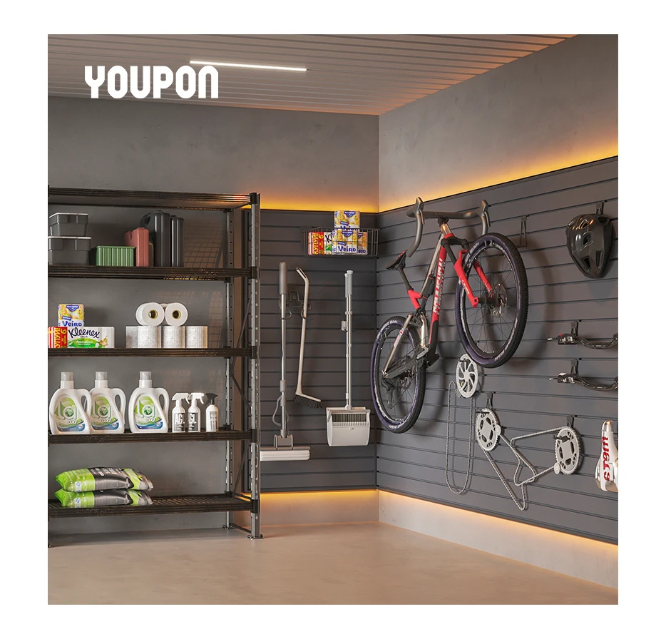 Trending Unique Features Zero Formaldehyde Wall Mounted Tool Organizer Wall Hanging Shelf for Garage