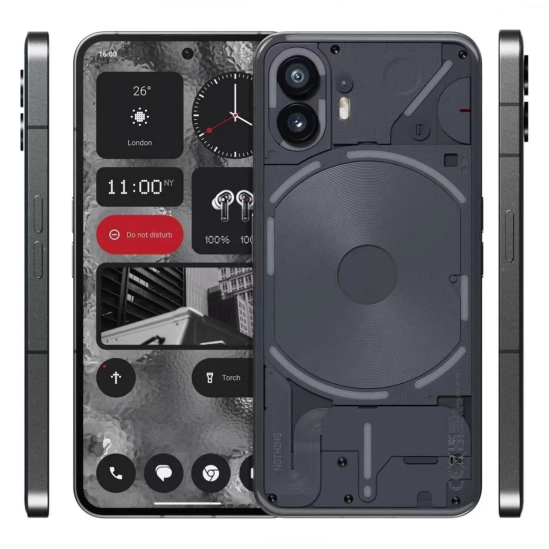 スマートフォン本体 Minimal Phone Fusion 8+256GB HMD Fusion 8GB/256GB - Noir | Domayne