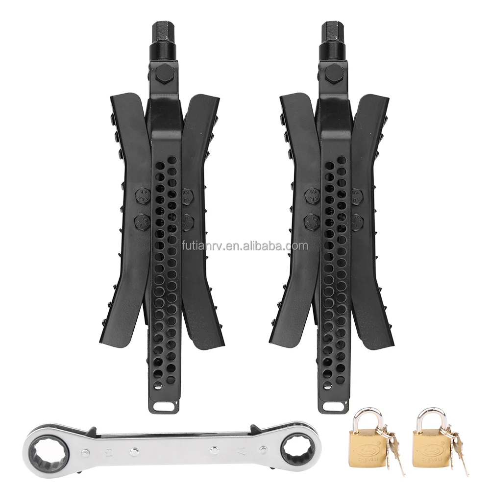 Rv Wheel Chock X Shaped Rv Chocks Stabilizer Antimove Tire Wheel Chock