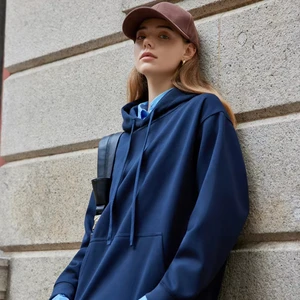 Autumn Heart Pattern Cross-border Hooded American Heavy Loose Fit Men's Fashion Brand High-end Sense Cotton/Polyester Hoodie