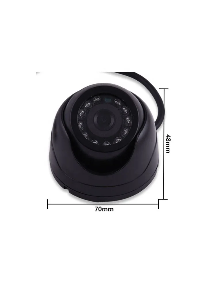 HYF Cheap Price Inside Mounted Bus Van Train Trailer AHD 720P Plastic Shell 2 Inch Night Vision with Audio Dome Security Camera
