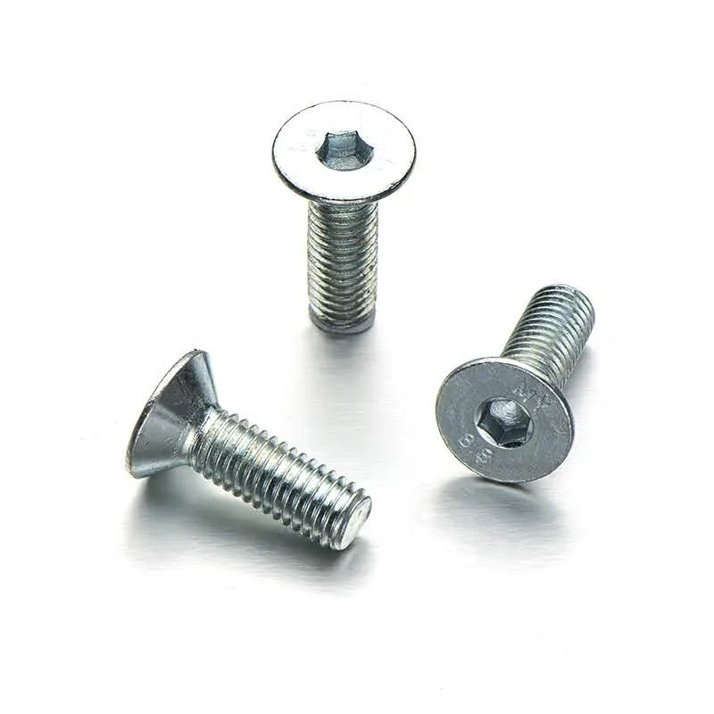 Hex Socket Flat Head Countersunk Screw M2 M2.5 M3 M4 M5 M6 M8 Metric ...