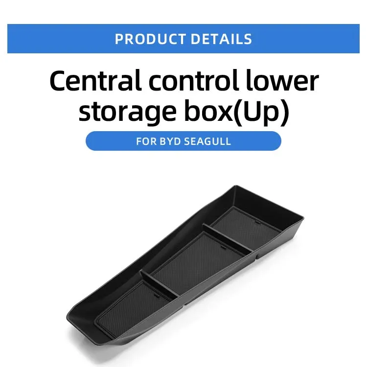 Upper Central Control Storage Box ABS Car Console Organizer Fashionable Car Organizers For BYD Seagull 2024 factory