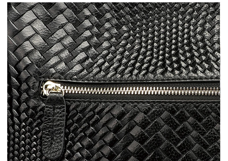 2023 New Luxury Genuine Leather Hand-woven Large Capacity Handbag For ...