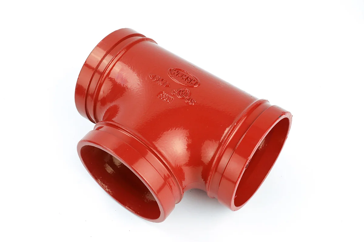 Fire Fighting Ductile Iron Pipe Grooved Fittings and Couplings 4