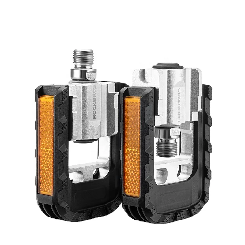 ROCKBROS Foldable Pedals Road Folding Bicycle Pedals Other Bicycle Parts  Mountain Road Bike Aluminum Alloy Foldable Pedal